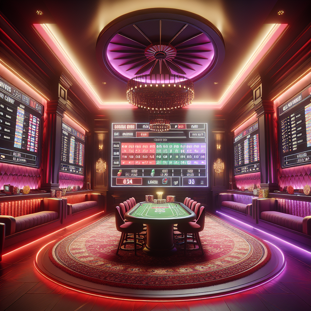 Sala de apuestas y casino de Betwarrior Argentina con apuestas deportivas y juegos de azar en ambiente digital.