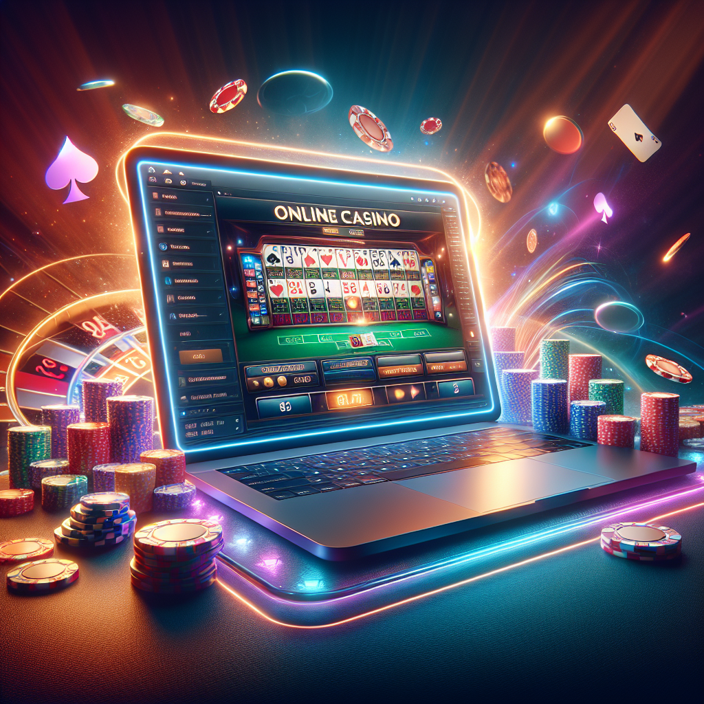 Banner con ambiente digital de casino online y espacio destacado para el título